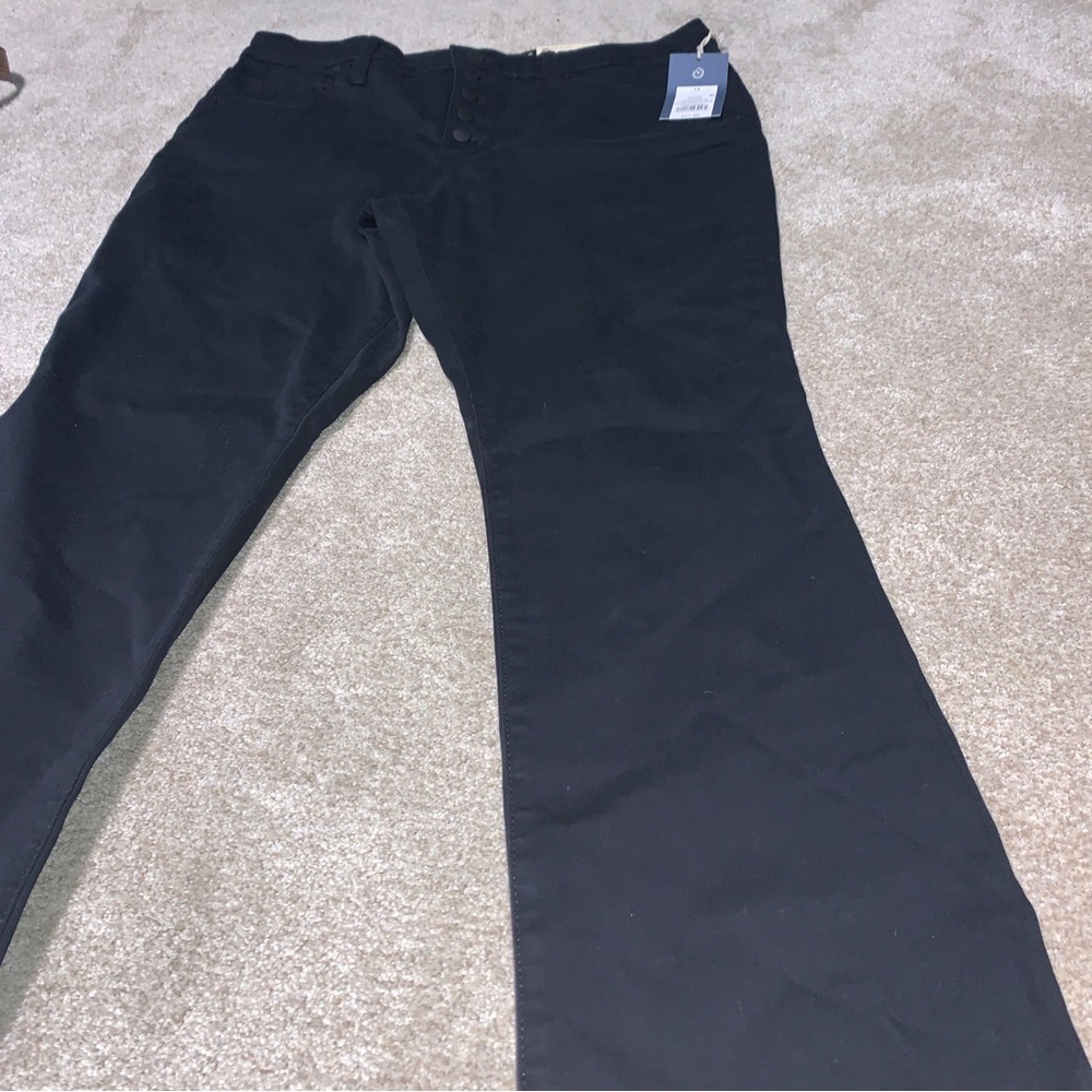 Universal Thread Black Jeans High Rise Skinny Bootcut Size Women's Size 14
